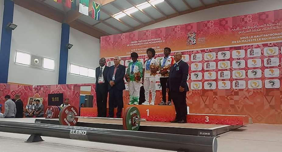 Winnifred Wins Ghanas First Medal In Weightlifting
