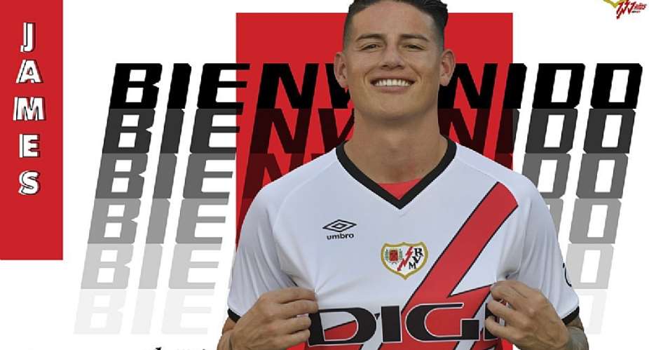 La Liga: James Rodriguez joins Rayo Vallecano