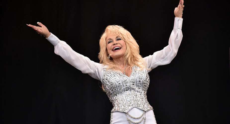 US country music singer Dolly Parton at Glastonbury in Somerset, southwest England, on June 29, 2014. -  Leon Neal, AFP