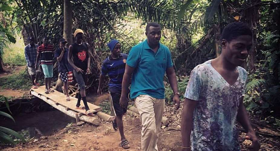 John Dumelo takes campaign for Mahama to the hinterlands