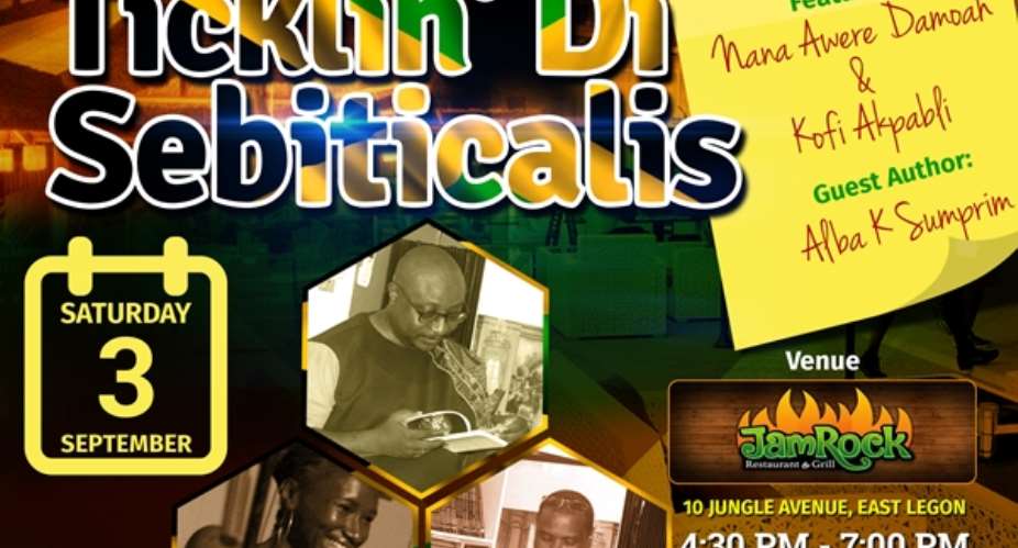 Nana Awere Damoah, Kofi Akpabli set for Ticklin the Sebiticalis public reading