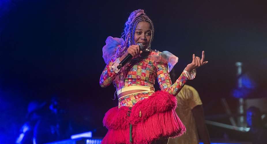 Sho Madjozi, who performed in a live stream benefit concert during lockdown. - Source: Alet PretoriusGallo Images via Getty Images