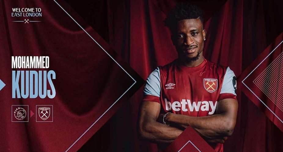 I can't wait - Mohammed Kudus after completing West Ham move from Ajax