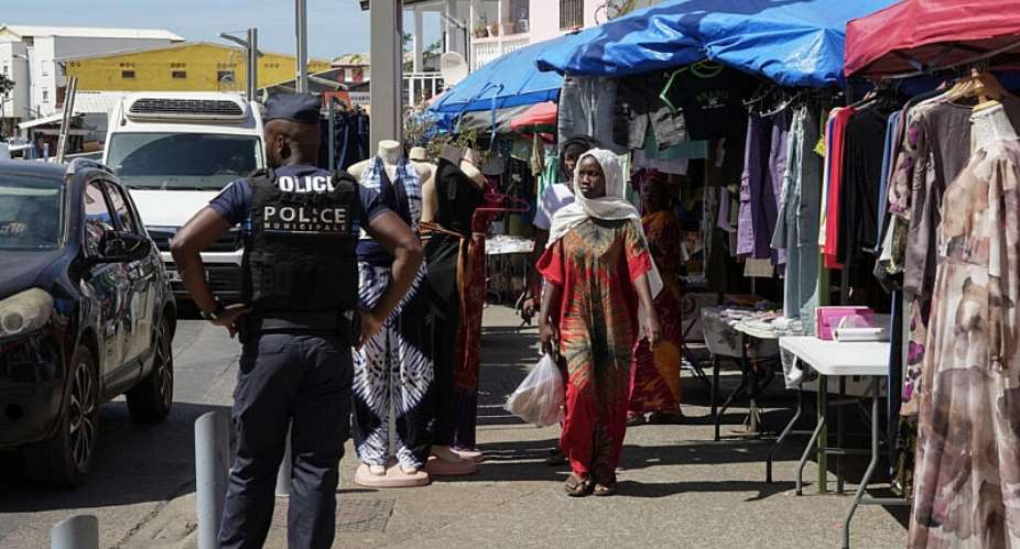 A shopping street in Mamoudzou, in the French overseas department of Mayotte, 21 August 2026. -  Marine Gachet/AFP