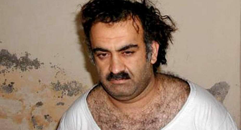 Khalid Sheikh Mohammed,  seen here shortly after his 2003 capture, has said he planned the September 11 attacks from A-Z. -  AFP