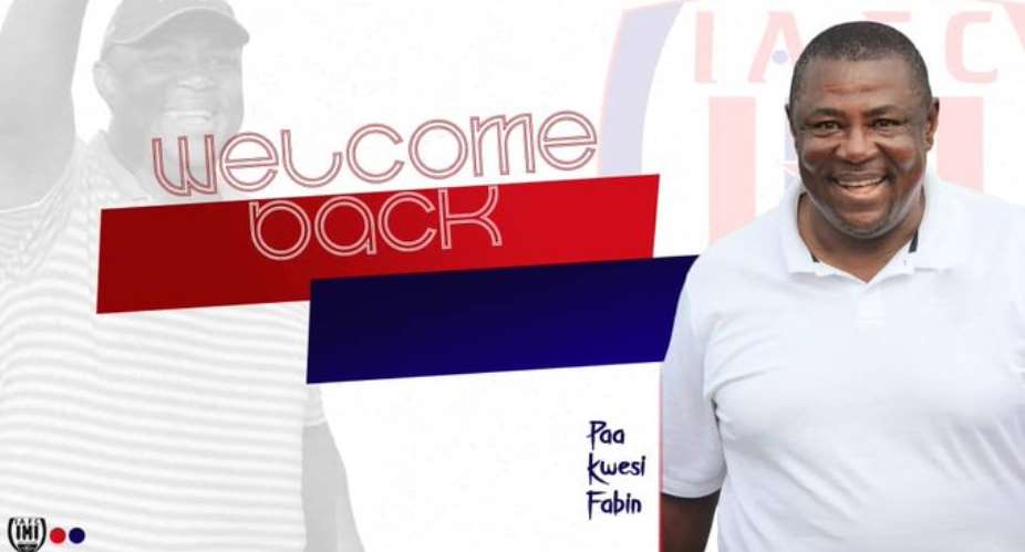 New Inter Allies Coach Paa Kwesi Fabin Targets Successful Stint