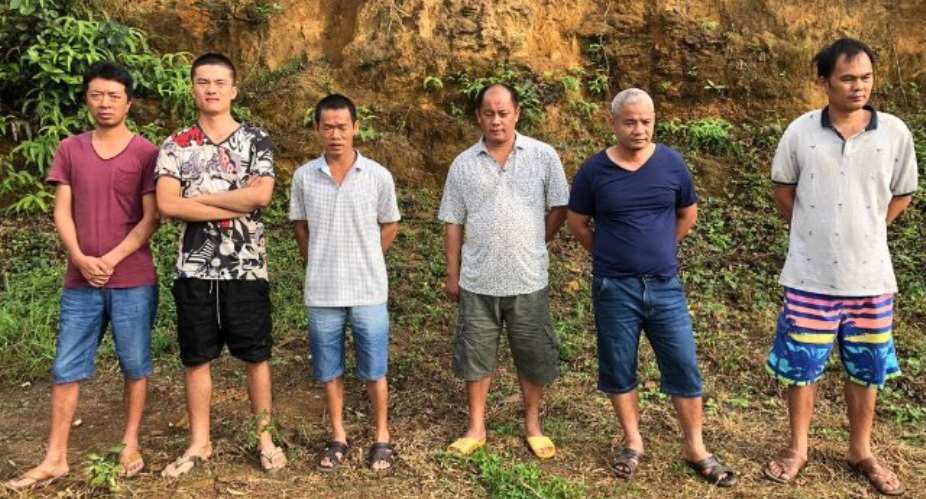 Seven Chinese Illegal Miners Nabbed