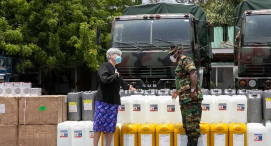 COVID-19: US Donates Medical Supplies To GHS