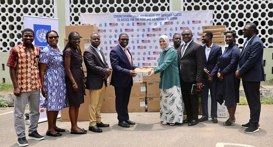 UNDP Hands Over ICT and Office Equipment to Legal Aid Commission, Calls for Partnerships to Sustain Access to Justice