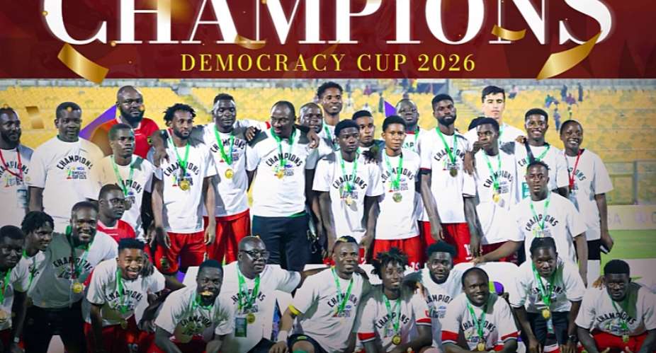 Ibrahim Danlads penalty heroics earn Asante Kotoko 2026 Democracy Cup triumph over Hearts of Oak