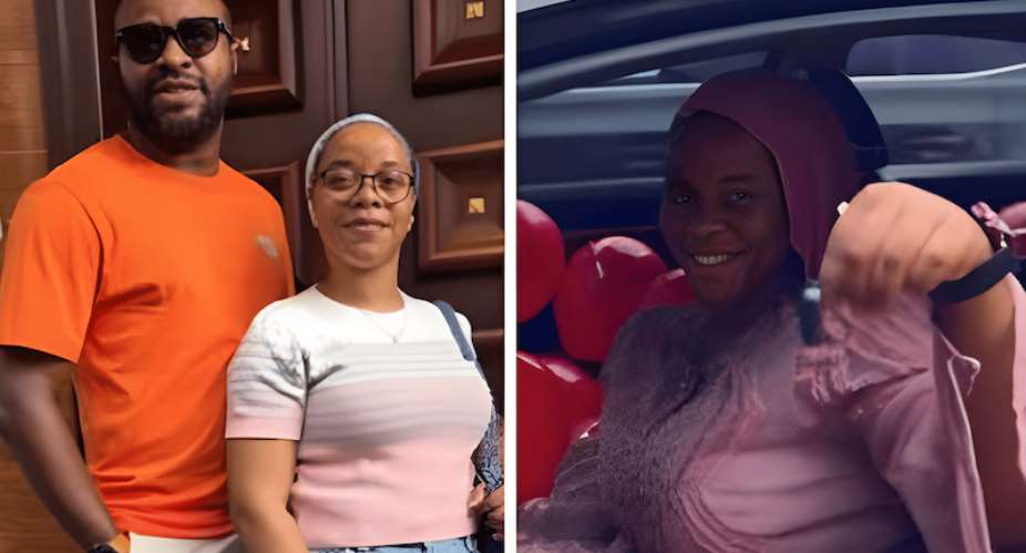 Femi Adebayo Surprises Daughter Niniola With New Car