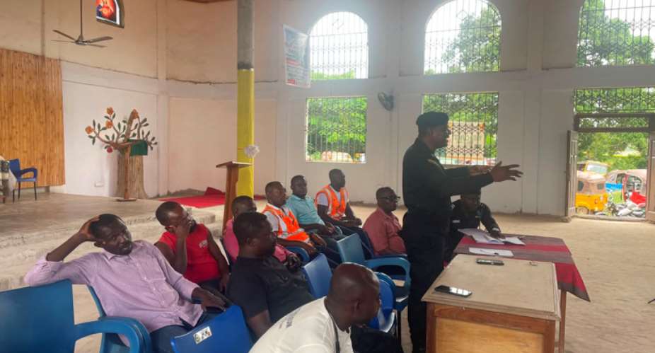 Dormaa East Assembly, Police engage Pragyia riders on road safety and compliance