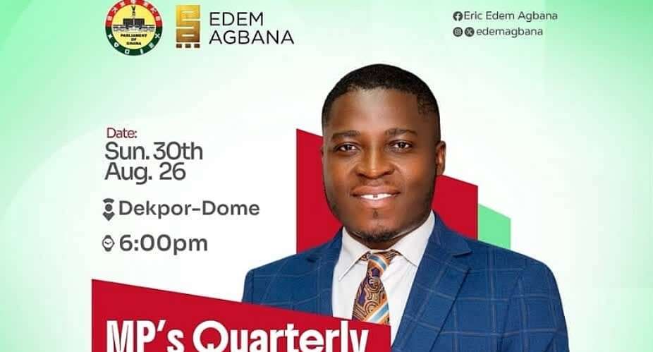 Ketu North: Edem Agbanato hold fifth quarterly accountability series at Dekpor-Dome