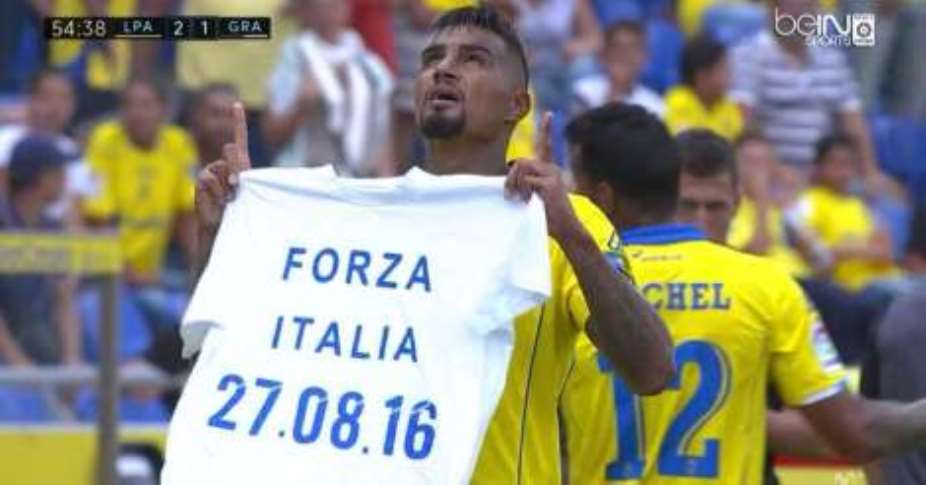 Forza Italia: Kevin-Prince Boateng's heartfelt gesture to Italy after earthquake