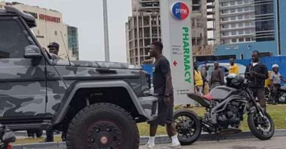 Sulley Muntari: Check out Ghanaian player's 900k monster car causing a stir in Accra