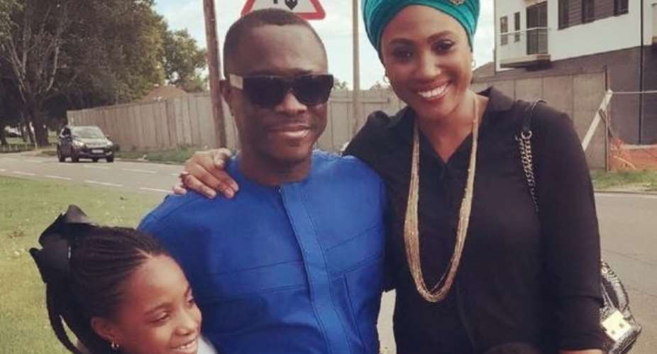 Comedian, Julius Agwu Steps out Looking Healthy with Family in London