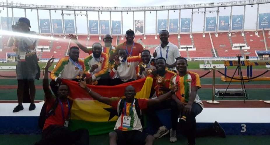African Games: Ghana Win Gold In Men's 4x100m Relay