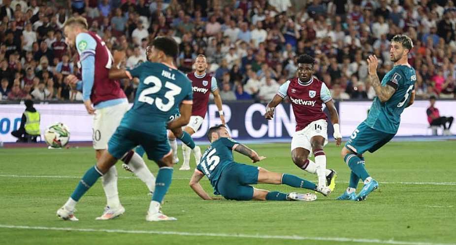 EFL Cup: Mohammed Kudus sets up West Ham winner with first assist against Bournemouth