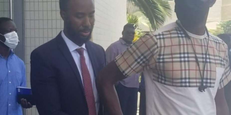 Adu-Boahene at court premises