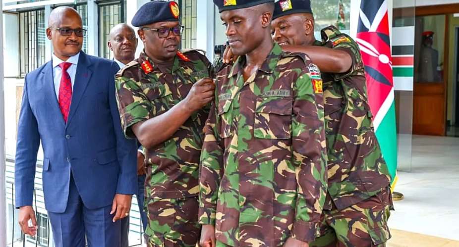 Kenya winger Boniface Muchiri earns military promotion after stellar CHAN campaign