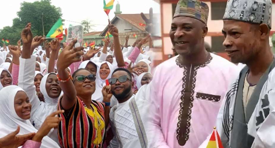 Muntaka storms Sakafia SHS with massive development, cautions students against drug abuse