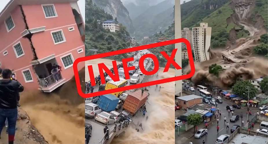 Photojournalism is up against fake AI-generated images like this one of the Nepal mudslide. -  Captures dcran/ Montage RFI