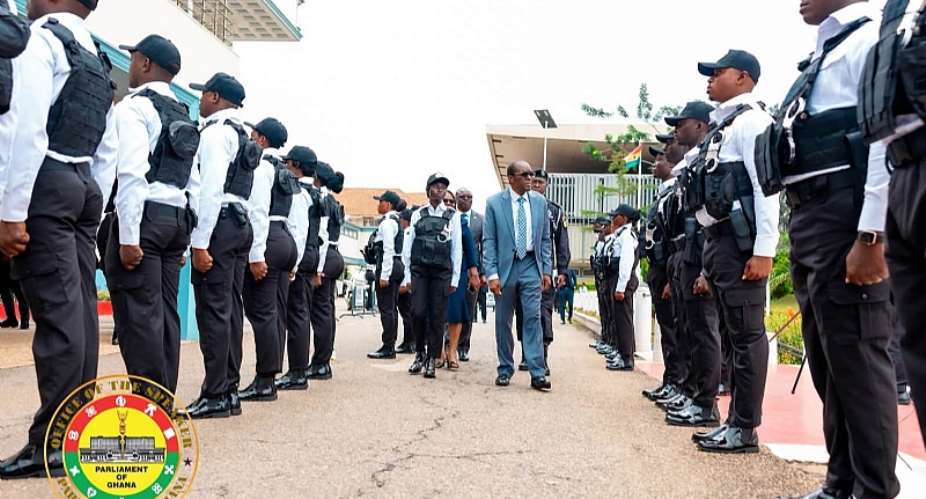Youll be dismissed if you come to work smelling alcohol — Bagbin warns parliamentary security officers
