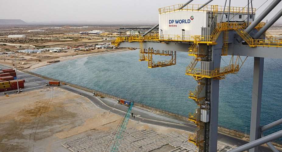 The port of Berbera, Somaliland, in August 2021, two months after the Dubai-based port operator DP World and the government of Somaliland opened a container terminal there. -  Ed Ram/AFP