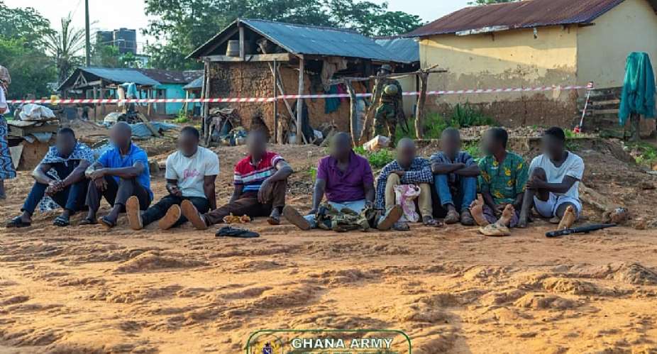 Joint police-military operation arrests 11 suspects at Kromase