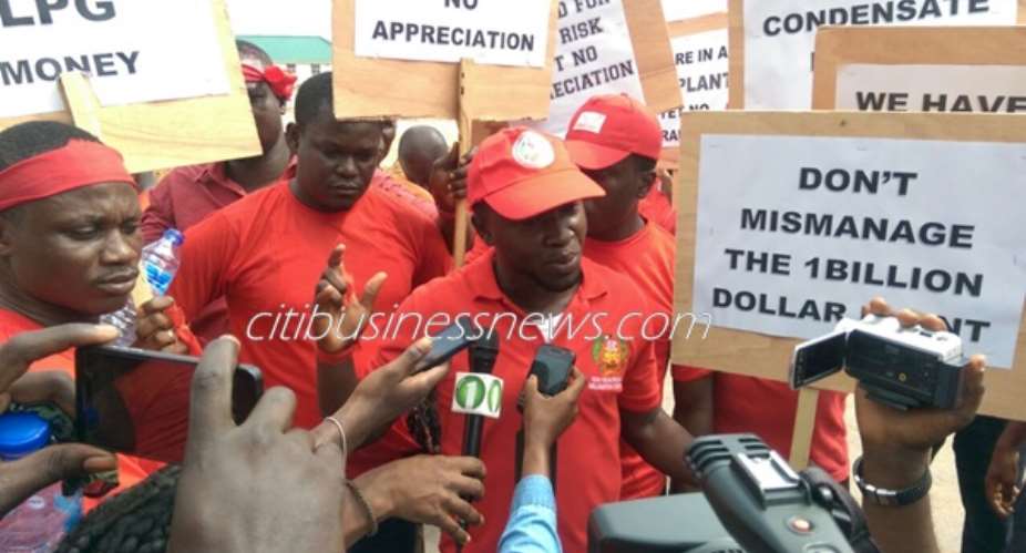 Ghana gas workers denied entry to facility for demonstrating