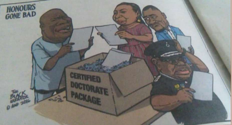 The IGP, Dr. John Kudalor, the Daily Graphic, and Diploma Mills