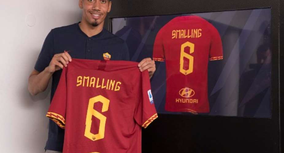 Man United's Smalling Completes Loan Move To AS Roma