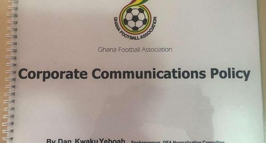 Dan Kwaku Yeboah Presents Communications Policy To Ghana FA