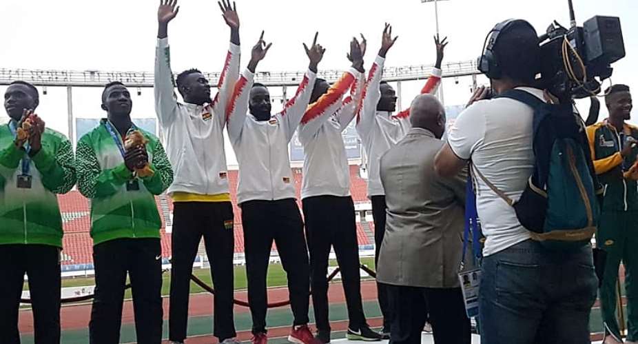 How Ghana's 4x100m Men's Relay Team Won The Race VIDEO