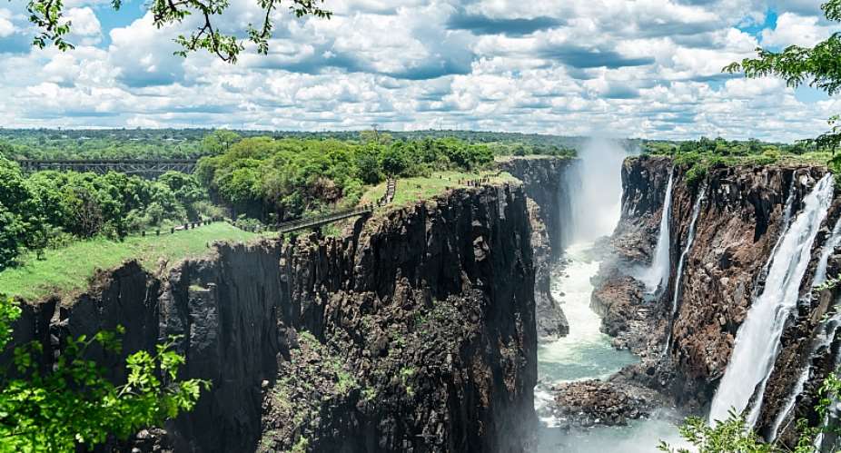 A scenic view of the Victoria Falls, Zimbabwe. - Source: GettyImages