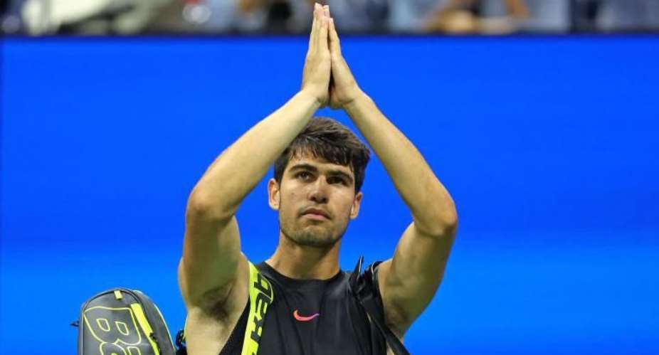 Getty ImagesImage caption: It is Alcarazs first loss in the second round of a major since 2021 at Wimbledon