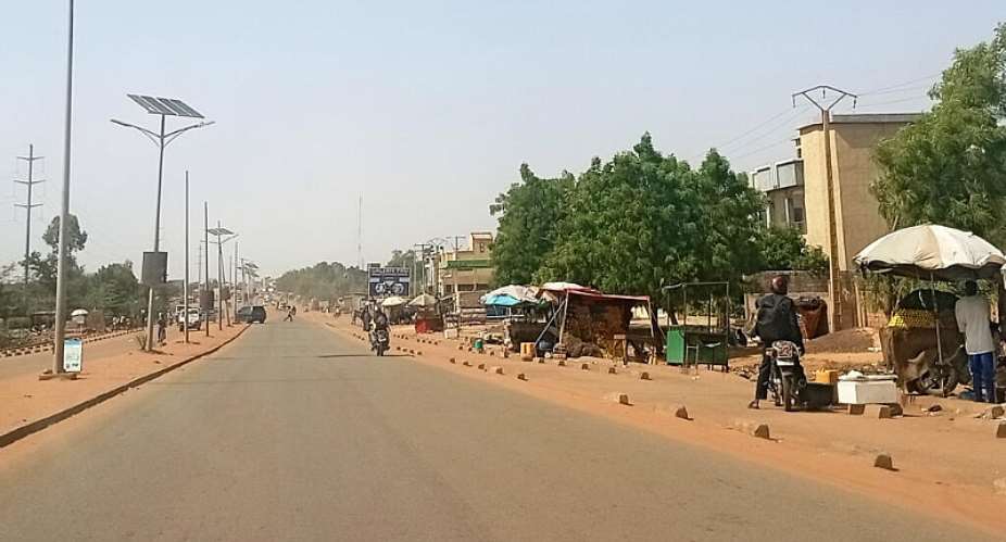 A motorcyclist rides along a street in Niamey, Niger, on June 18, 2026. -  AP file photo