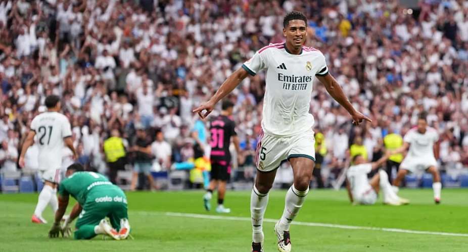 La Liga: Bellingham and Mbappe on target as Real romp past Malaga