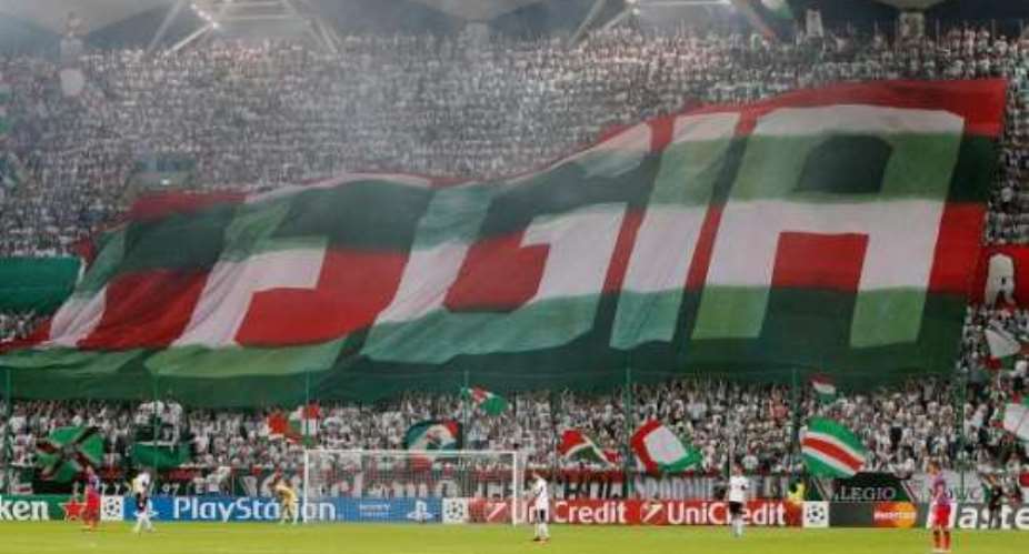 Legia Warsaw fined for banner criticizing UEFA