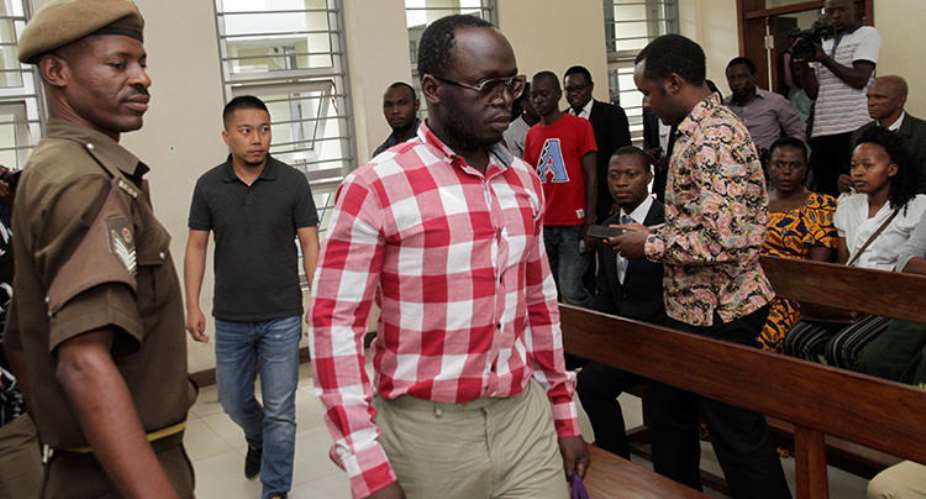 Tanzanian investigative journalist Erick Kabendera is seen in Dar es Salaam on August 19, 2019. Kabendera has experienced health problems while in detention, his lawyer said. ReutersEmmanuel Herman