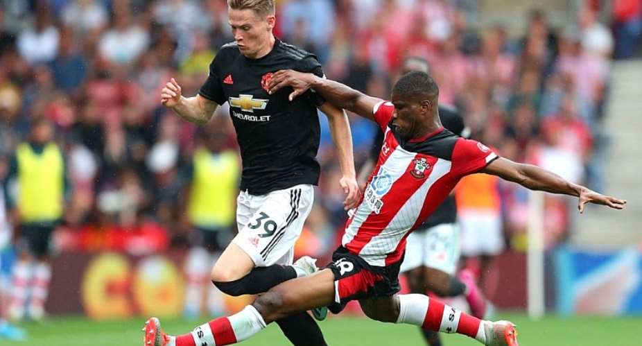 Kevin Danso Sees Red After Providing Key Assist In Southamptons draw With Manchester Utd