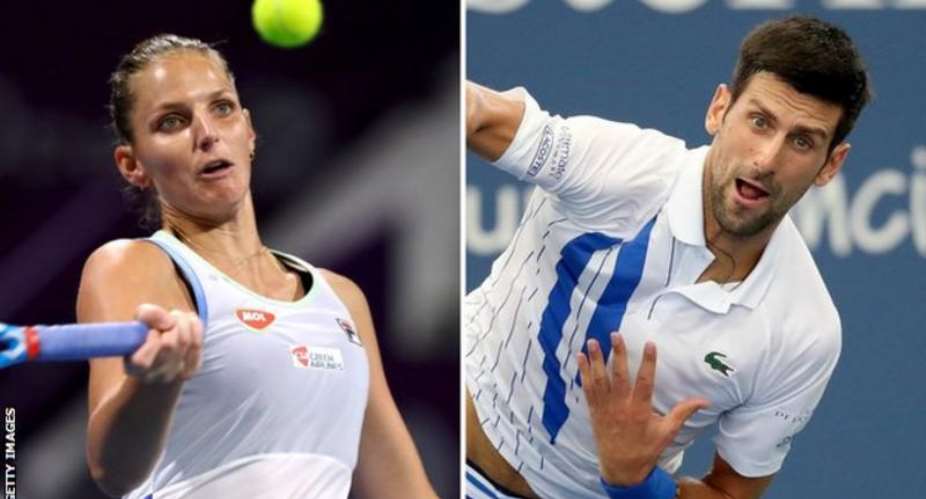 Karolina Pliskova is aiming for her first Grand Slam title, while Novak Djokovic is trying to go level with Rafael Nadal in terms of major wins