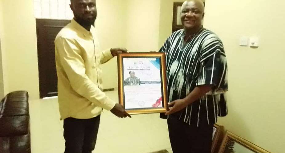 UENR TESCON Honours Francis Addai-Nimoh