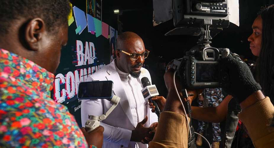 Jim Iyke advocates against Online Bullying; His latest film Bad Comments premieres in Lagos