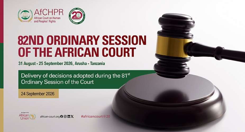 African Court begins 82nd Ordinary Session in Arusha