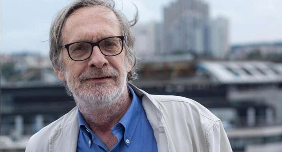 Jean-Franois Leroy, director of the Visa pour lImage photojournalism festival, at Radio France Internationale, 20 July, 2022. -  RFI / Anthony Ravera
