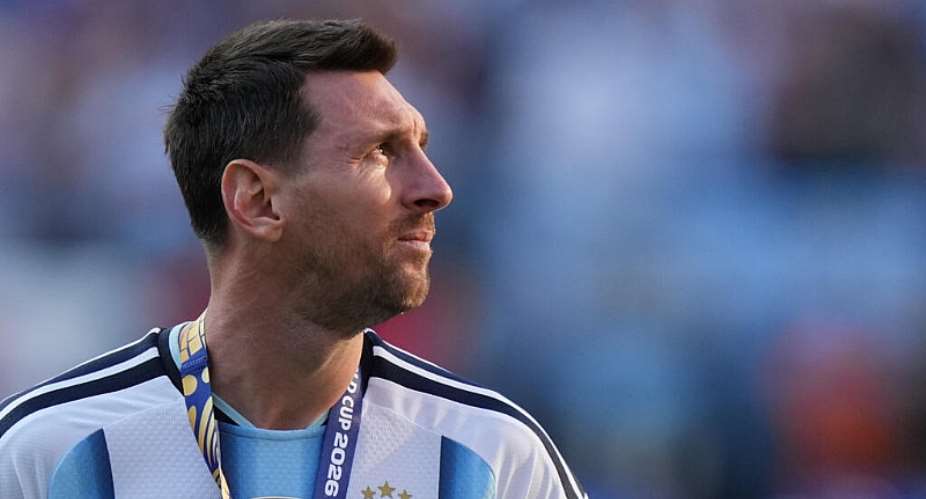 Argentinas Lionel Messi cries at the end of the World Cup final on July 19, 2026. -  Stephanie Scarbrough, AP