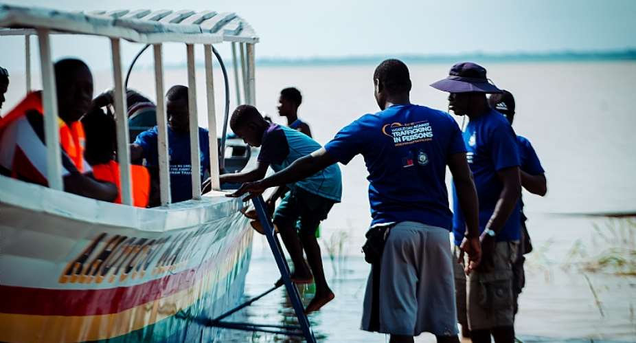 Challenging Heights Rescues 25 Trafficked Children from Lake Volta on National Children’s Day
