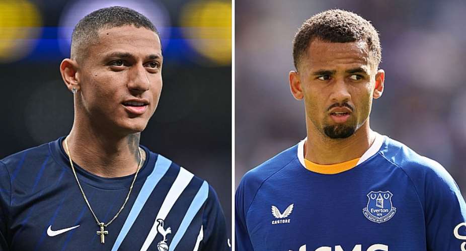 Getty ImagesImage caption: Richarlison (left) joined Spurs from Everton in 2022, while Iliman Ndiaye joined the Toffees from Marseille in 2024