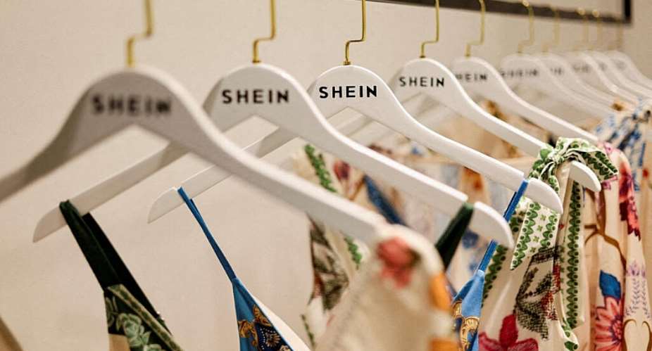 Clothes from fast fashion brand Shein hang at their office in Sao Paulo, Brazil, in December 2025. -  Jorge Silva, Reuters